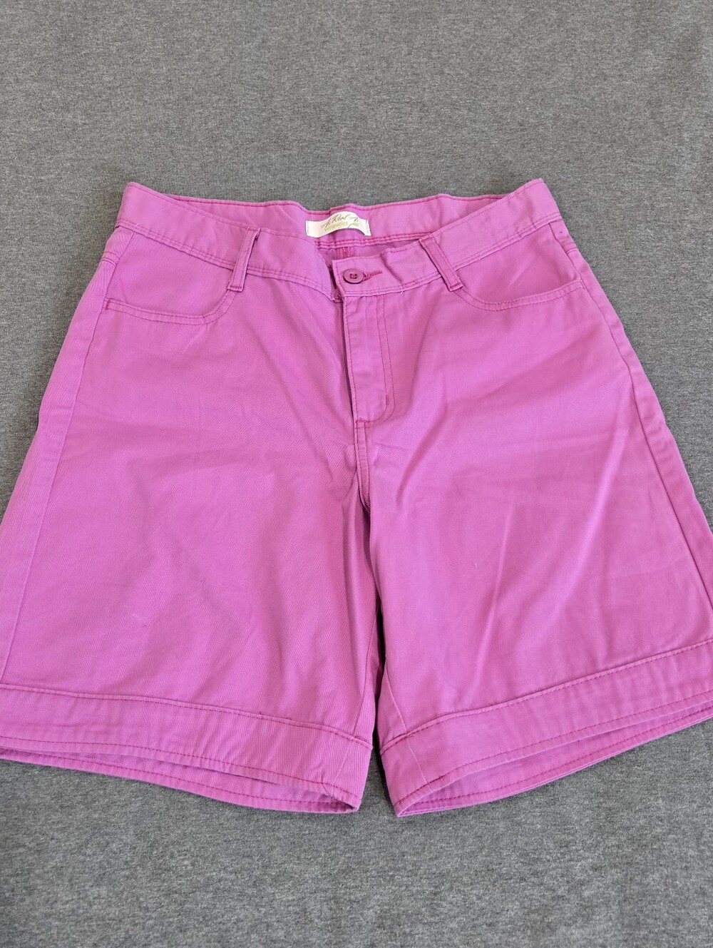 As Real As Wrangler Womens Shorts Size 8 Flat Front 8" Inseam 100% Cotton Pocket